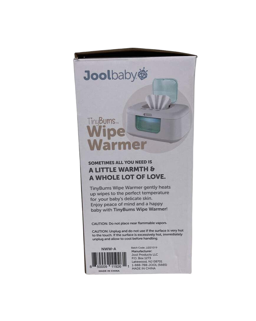 Jool TinyBums Baby Wipe Warmer And Dispenser With LED Light