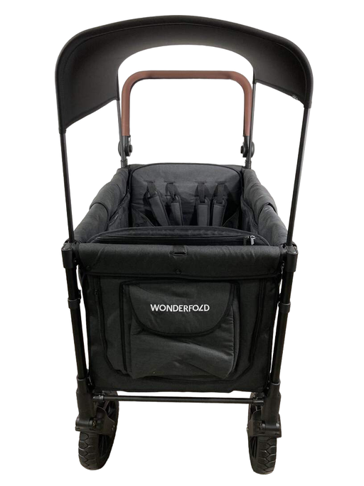 secondhand Wonderfold W4 Luxe Quad Stroller Wagon, Volcanic Black, 2023