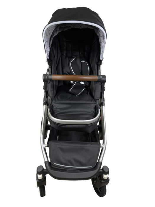 secondhand Mockingbird Single to Double Stroller, 2023, Silver with Penny Leather, Windowpane, Black