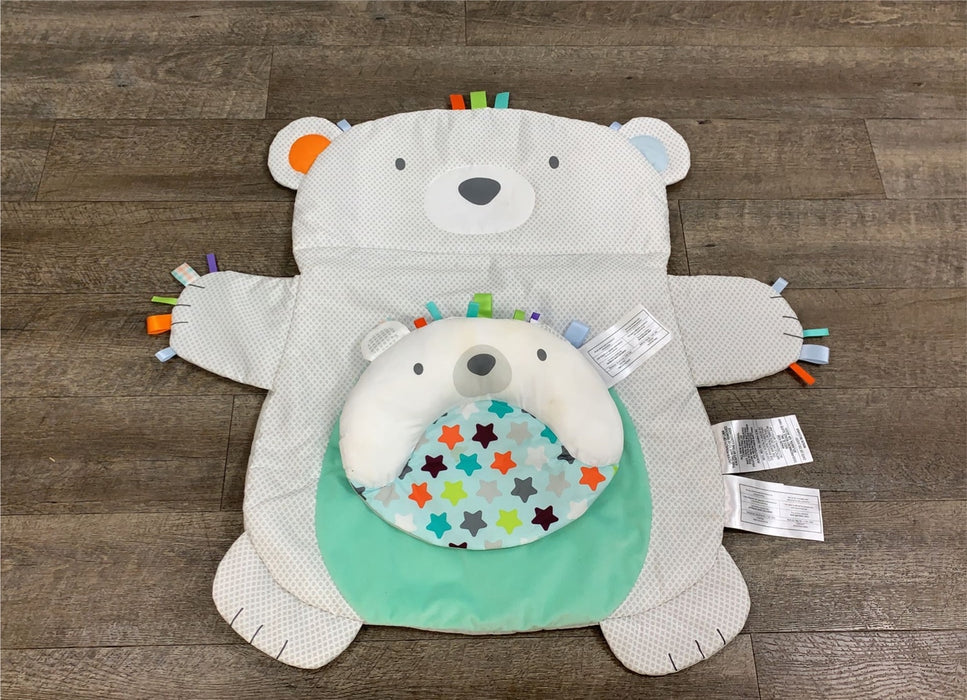 used Bright Starts Tummy Time Prop & Play Mat, Bear