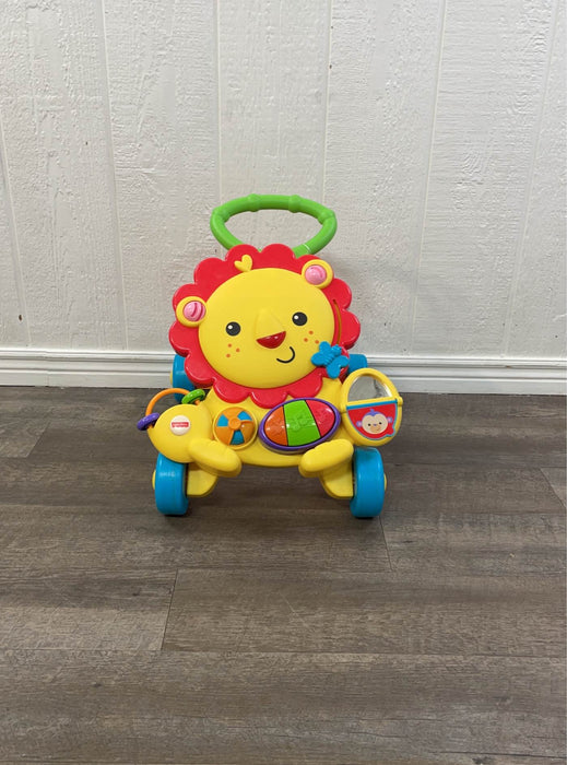 secondhand Fisher Price Musical Lion Walker