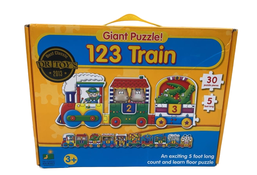 used The Learning Journey Giant Puzzle, 123 Train