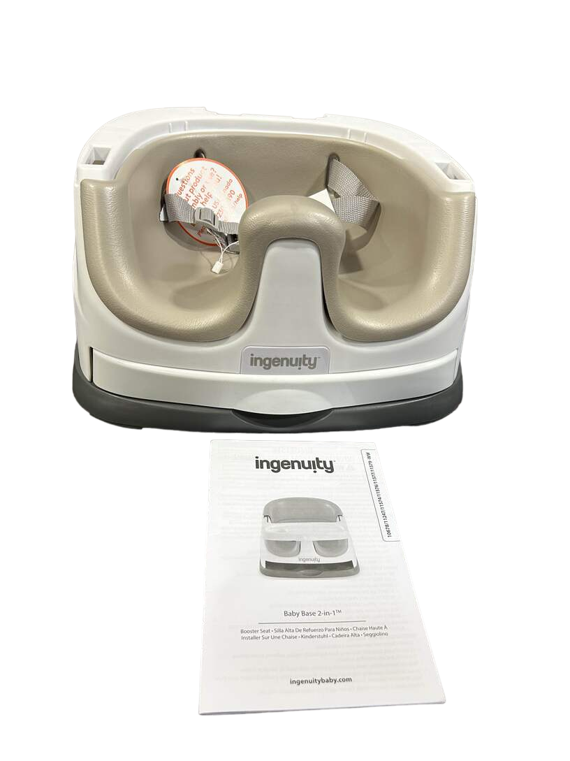 Ingenuity Baby Base 2-in-1 Booster Seat, Cashmere