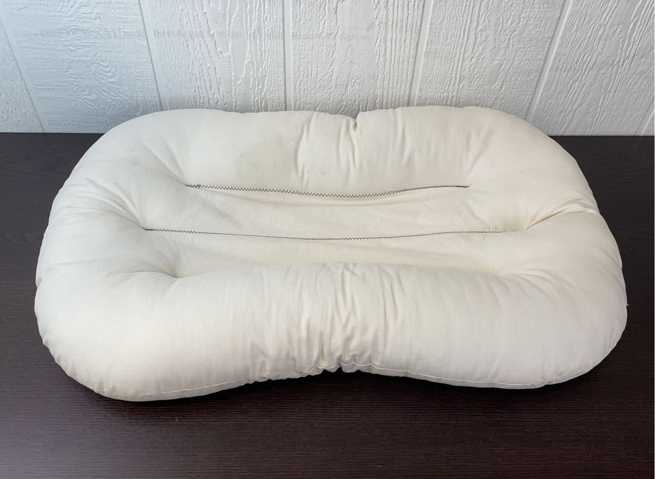 used Snuggle Me Organic Sensory Infant Lounger, Natural