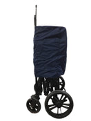 Wonderfold X2 Push + Pull Double Stroller Wagon, 2019, Navy