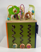 secondhand B. toys Zany Zoo Wooden Activity Cube