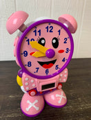 used The Learning Journey Telly The Teaching Time Clock, Pink