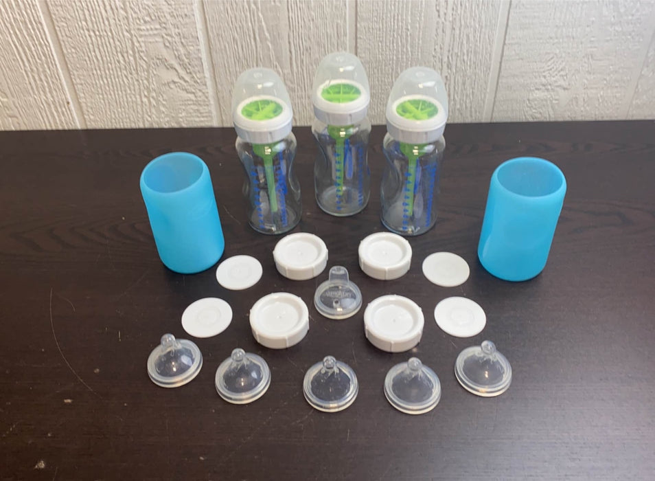 Shop Dr. Brown's Options+ Anti Colic Wide Neck Glass Bottles 3-Pack, 9 oz/270 ml at GoodBuy Gear