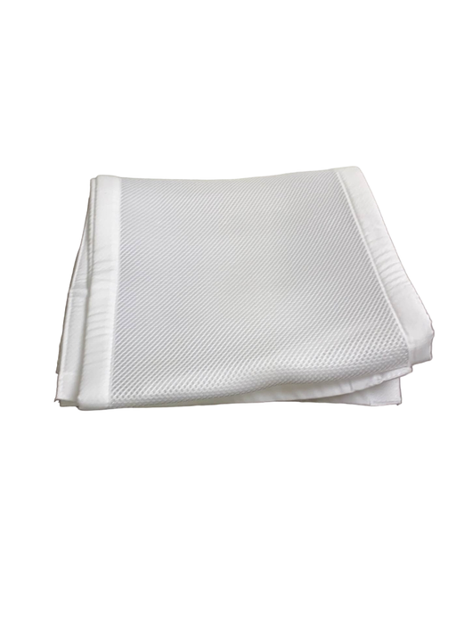 secondhand Breathable Baby Mesh Crib Liner, White