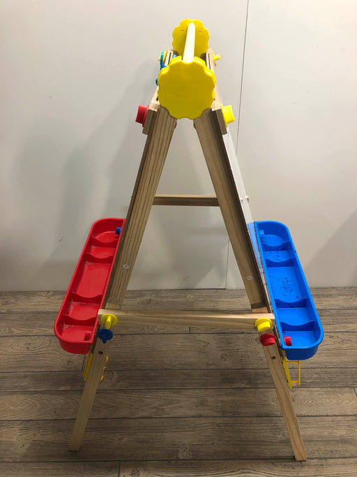 secondhand Melissa & Doug Deluxe Standing Wooden Art Easel