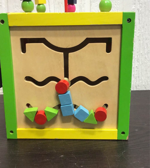 used Wooden Activity Cube