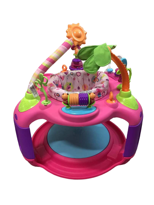 secondhand Bright Starts Bounce-a-Round Activity Saucer, Sweet Safari