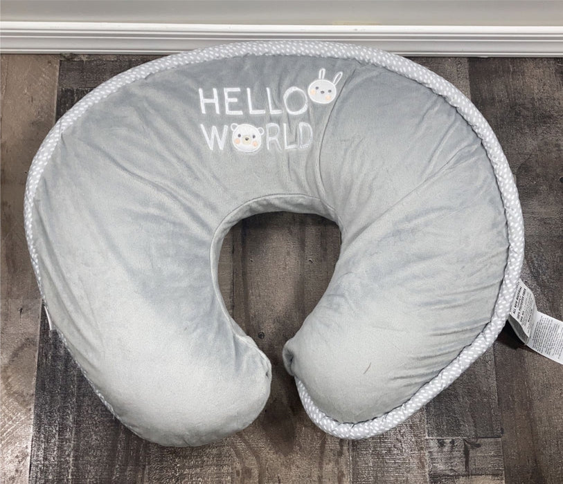 secondhand Boppy Luxe Nursing Pillow, Hello World