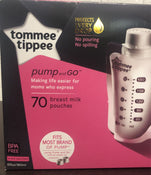 secondhand Tommee Tippee Pump And Go Milk Storage Bags, 70 Count