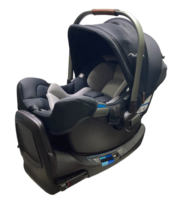 used Nuna PIPA rx Infant Car Seat with RELX Base, 2023, Caviar