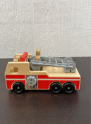 secondhand Melissa & Doug Wooden Fire Truck