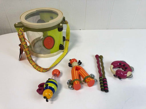 used B. Toys Bee Bop Band Play & Learn Drum and Instruments