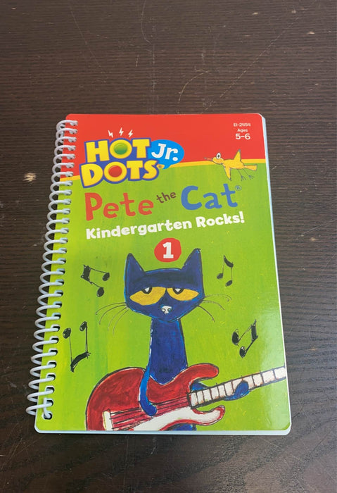 secondhand Educational Insights Hot Dots Jr. Pete The Cat: Kindergarten Rocks!