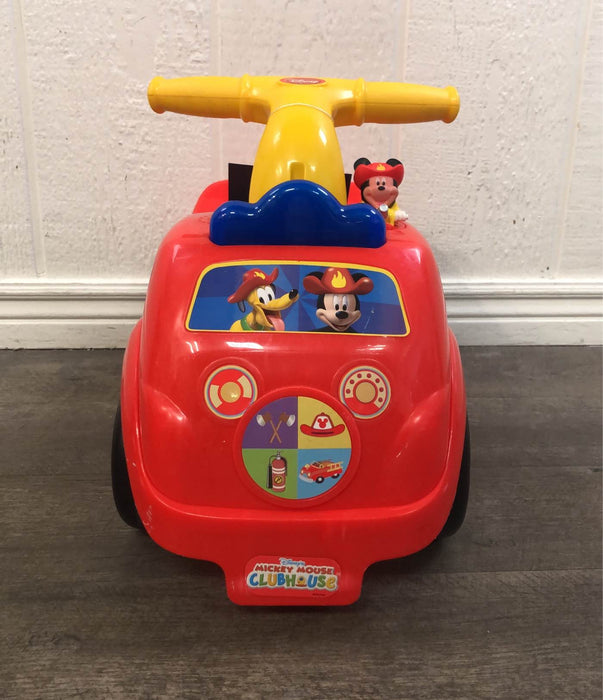 secondhand Kiddieland Light N’ Sound Mickey Activity Fire Engine Ride On