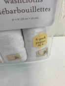 secondhand Burt’s Bees Baby Washcloths, White 6 pack