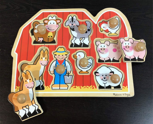 secondhand Melissa & Doug Jumbo Knob Puzzle