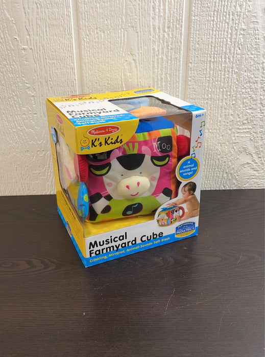 used Melissa & Doug K’s Kids Musical Farmyard Cube