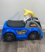 secondhand Fisher Price DC Friends Wheelies Batman Ride-On
