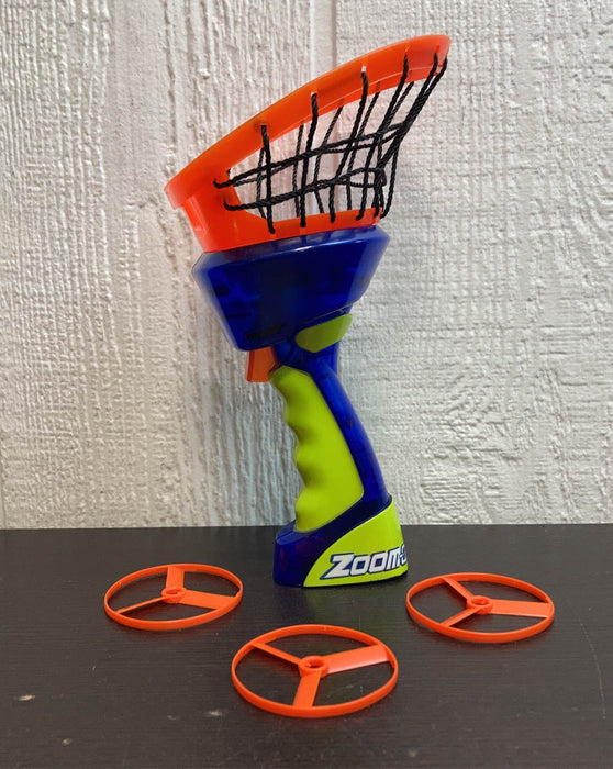 used Zoom-O Flying Disc Launcher With Catch Net