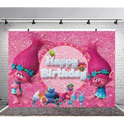 used Trolls Happy Birthday Banner