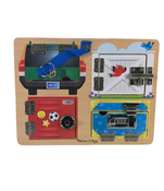 used Melissa & Doug Lock & Key Board