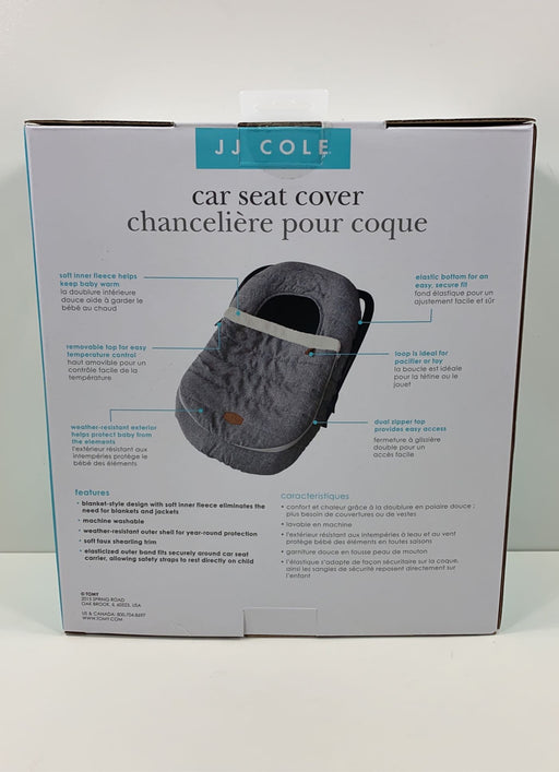 secondhand JJ Cole Car Seat Cover, Blush Pink