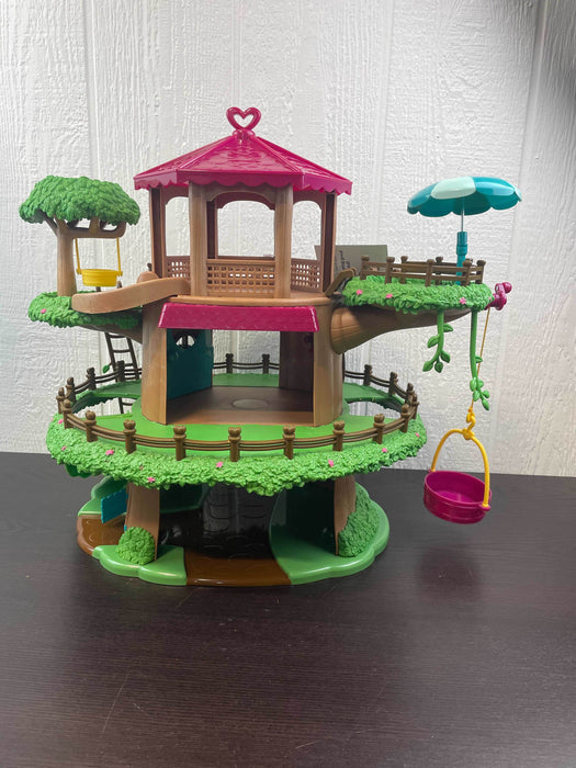 used Lil’ Woodzeez Treehouse Playset