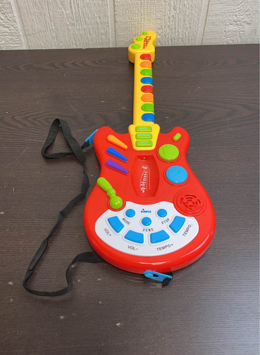 secondhand Dimple Kids Handheld Musical Electronic Guitar