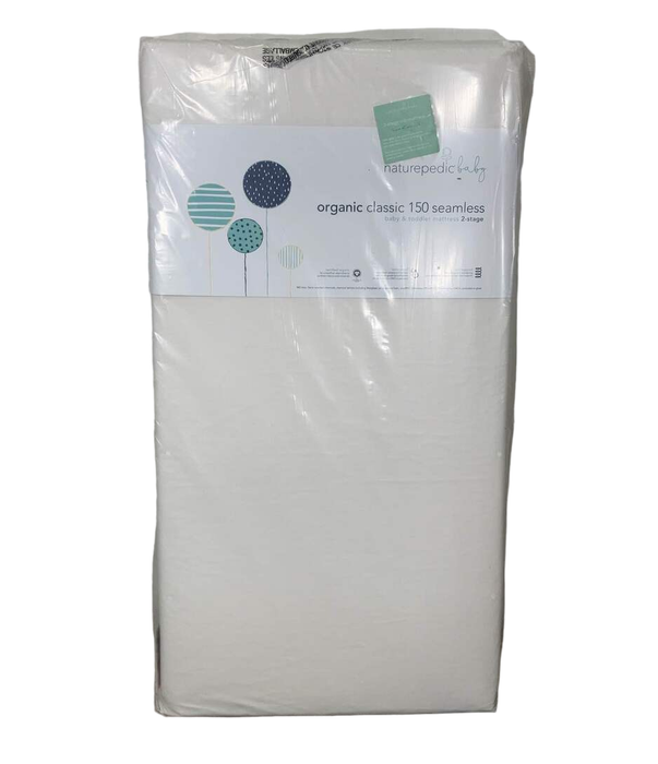 Shop Naturepedic Classic 150 Seamless 2-stage Organic Baby & Toddler Mattress at GoodBuy Gear
