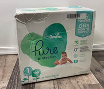 used Pampers Pure Protection Size 1, 198 Ct