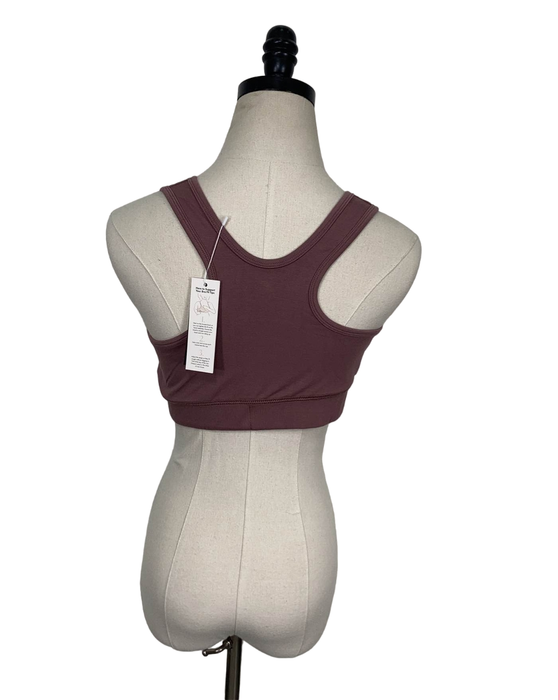 secondhand Kindred Bravely French Terry Racerback Nursing And Sleep Bra, Twilight, Large