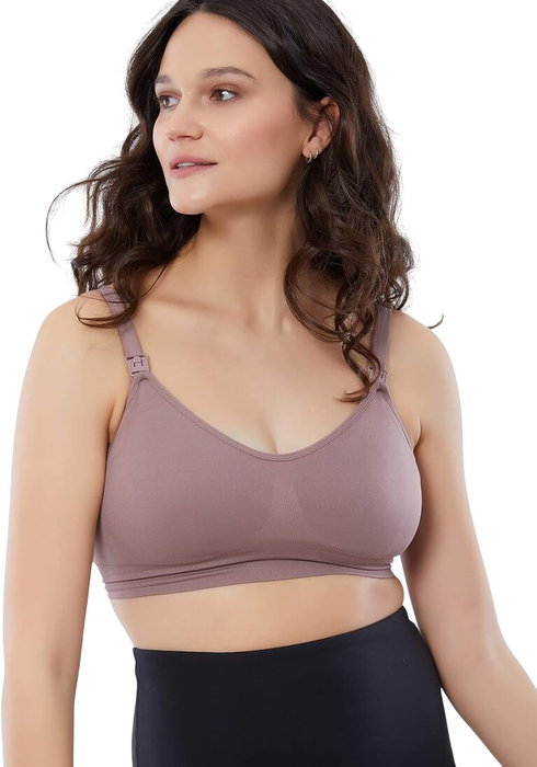 Ingrid & Isabel Nursing And Pumping Bra, Mauve, Small