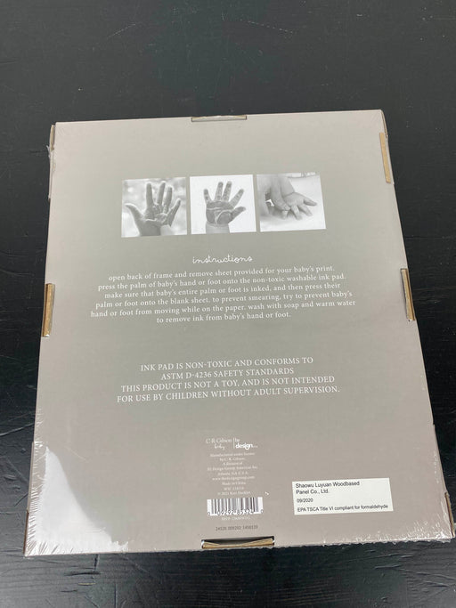 secondhand C.R. Gibson Foot Print, Hand Print Photo Frame