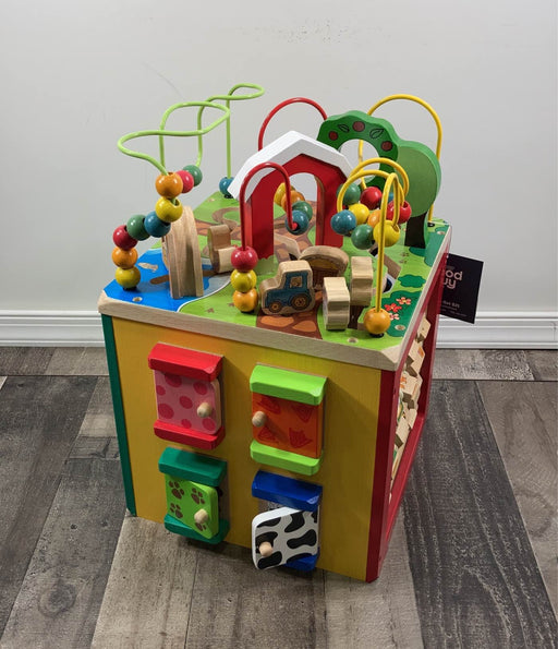 used Battat Wooden Activity Cube