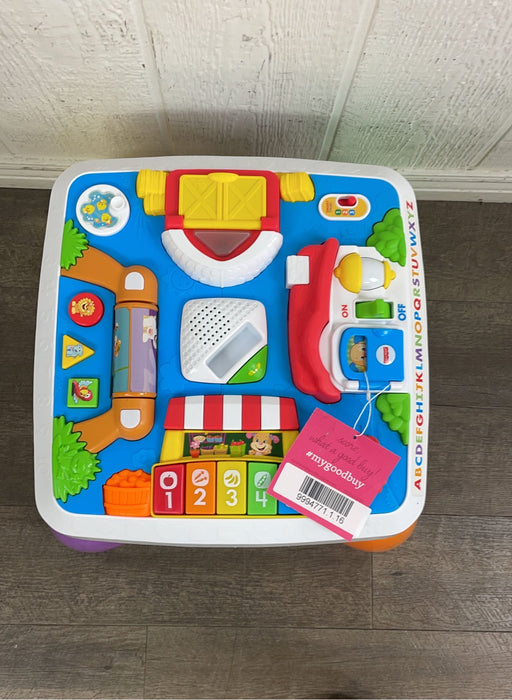secondhand Fisher Price Laugh And Learn Around The Town Learning Table