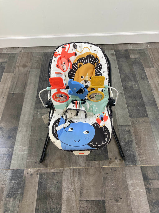 used Fisher Price Baby Bouncer, Lion Around