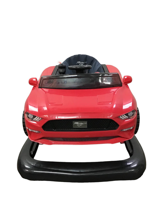 used Bright Starts Ways To Play 4-In-1 Baby Activity Walker, Ford Mustang Red
