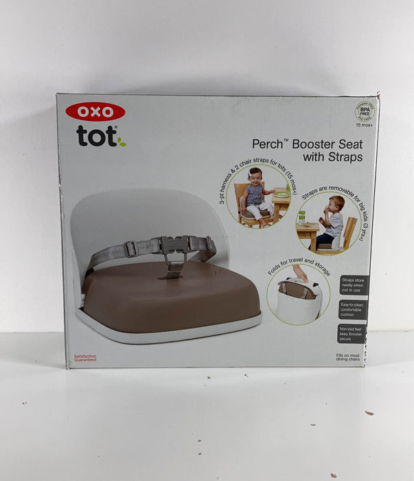 Shop OXO Tot Perch Booster Seat with Straps, Taupe at GoodBuy Gear