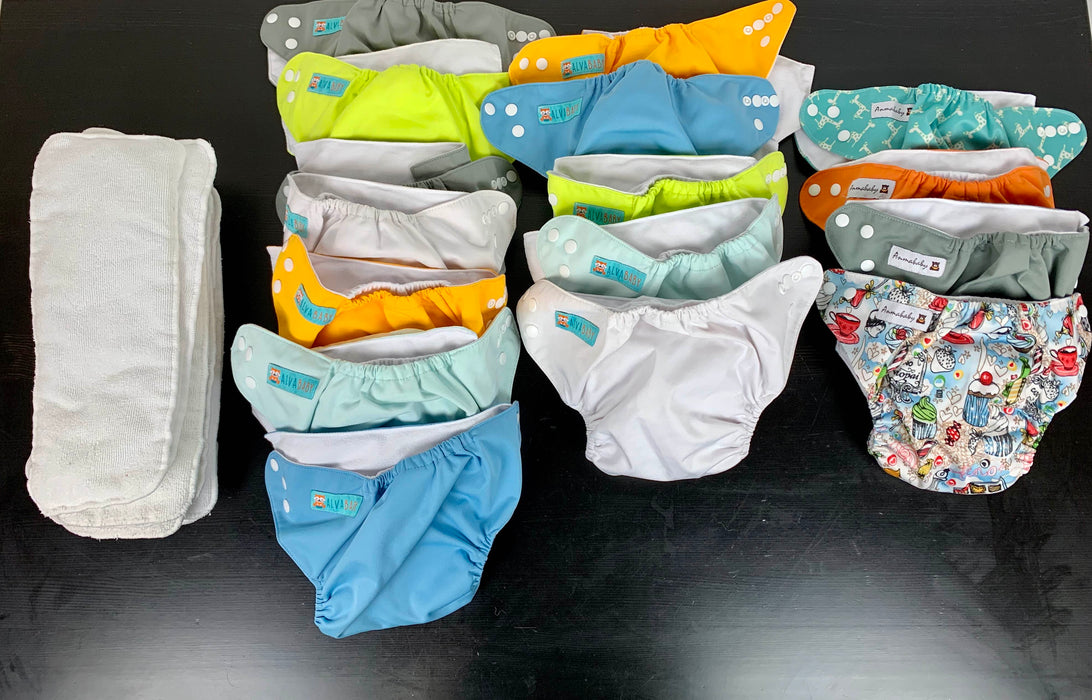 used BUNDLE Cloth Diapers