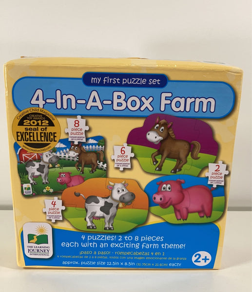 Farm Animal Puzzle - 8 Pc.