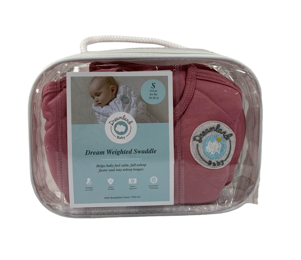 Dreamland Weighted Swaddle, 06 Months, Dusty Rose