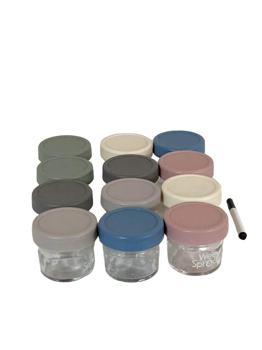 used WeeSprout Glass Baby Food Storage Containers