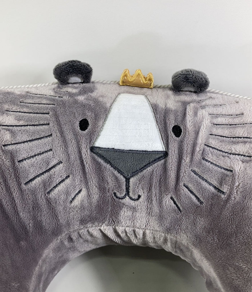 Boppy Luxe Nursing Pillow, Grey Royal Lion