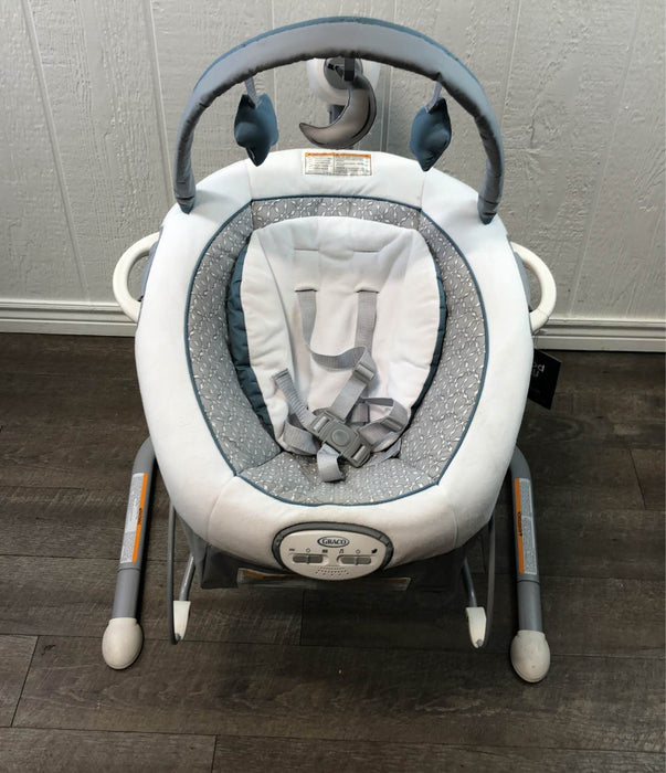 secondhand Graco Duet Sway LX Swing With Portable Bouncer