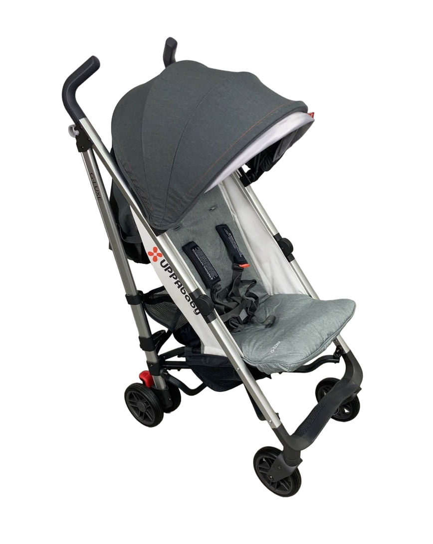 uppababy g luxe price UPPAbaby G-LUXE Stroller, 2021, Jordan (Charcoal/Silver)